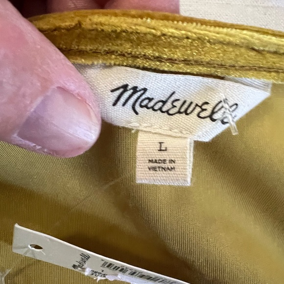 Madewell Gold top - Picture 5 of 8